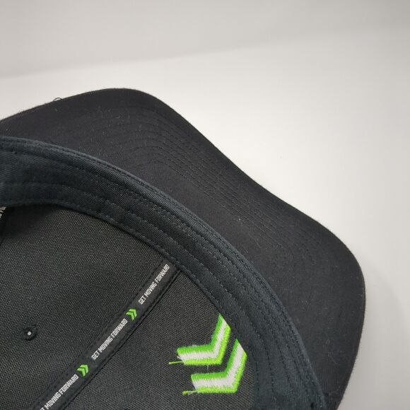 NexTitle Snapback Mesh Back Trucker Hat Black One Size Richardson - Picture 7 of 10